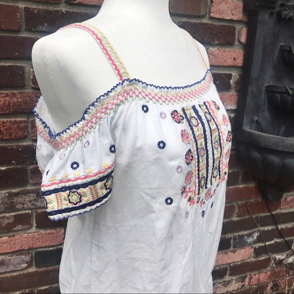 Miss Me Tops - Miss Me - Cold Shoulder Blouse